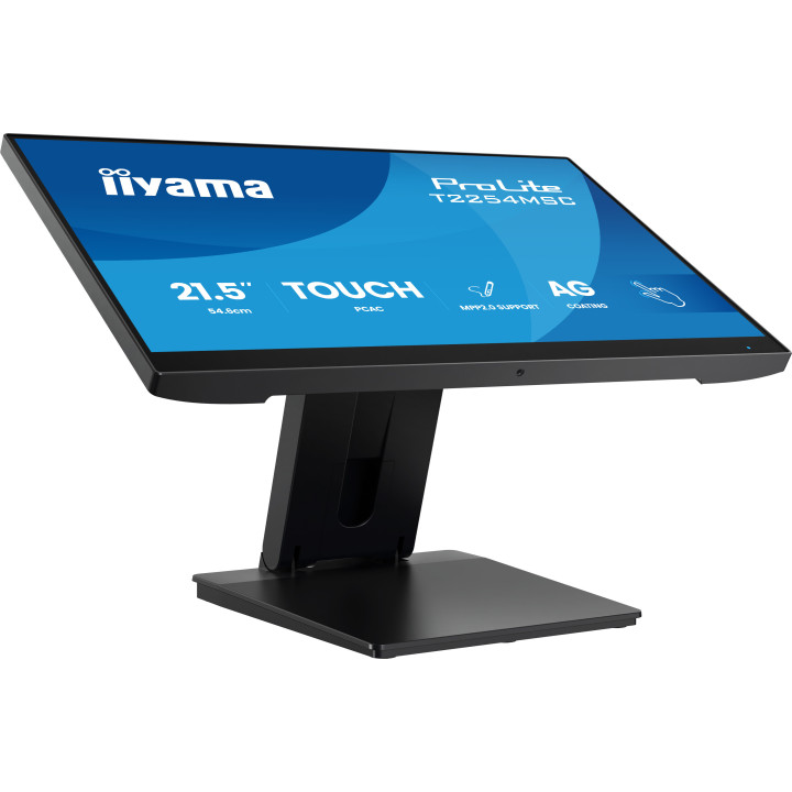 iiyama T2254MSC-B2AG monitor de ecrã 54,6 cm (21.5") 1920 x 1080 pixels Full HD LED Ecrã táctil Preto