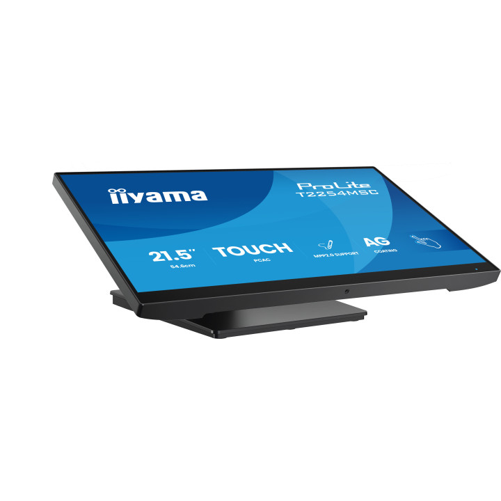 iiyama T2254MSC-B2AG monitor de ecrã 54,6 cm (21.5") 1920 x 1080 pixels Full HD LED Ecrã táctil Preto