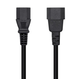 AISENS A132-0466 cabo de energia Preto 3 m Acoplador C13 Acoplador C14