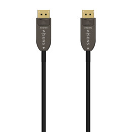 AISENS A155-0610 cabo DisplayPort 50 m Preto