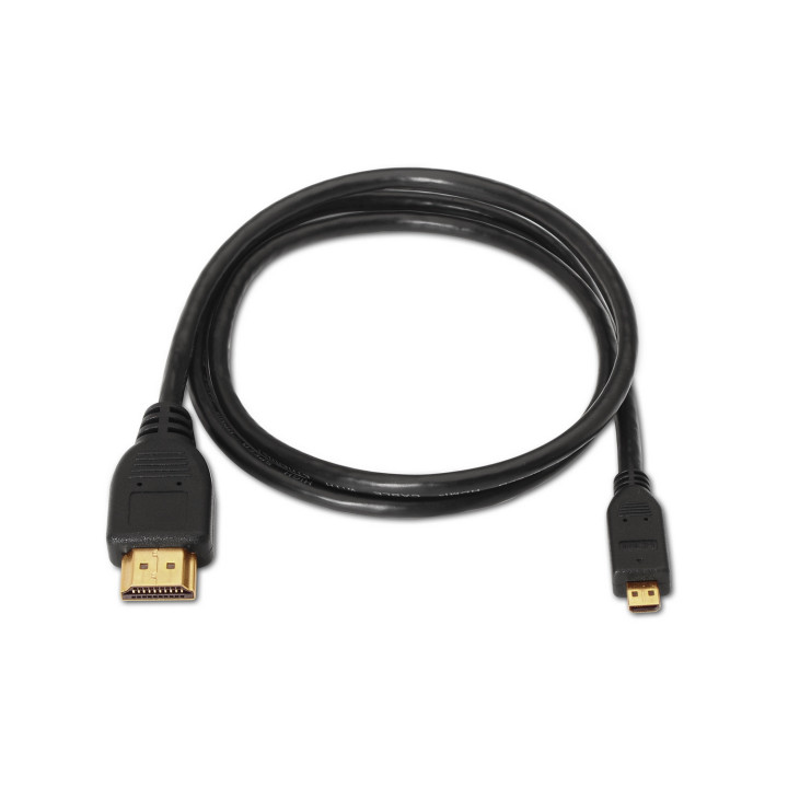 AISENS A119-0117 cabo HDMI 1,8 m HDMI Type A (Standard) HDMI Type D (Micro) Preto