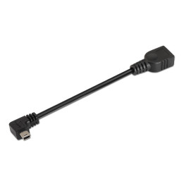 AISENS A101-0034 cabo USB USB 2.0 0,15 m Mini-USB B USB A Preto