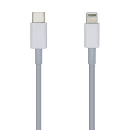 AISENS A102-0442 cabo Lightning 1 m Branco