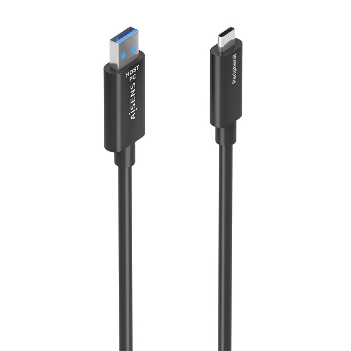 AISENS A157-0926 cabo USB USB 3.2 Gen 2 (3.1 Gen 2) 25 m 2 x USB A USB C Preto