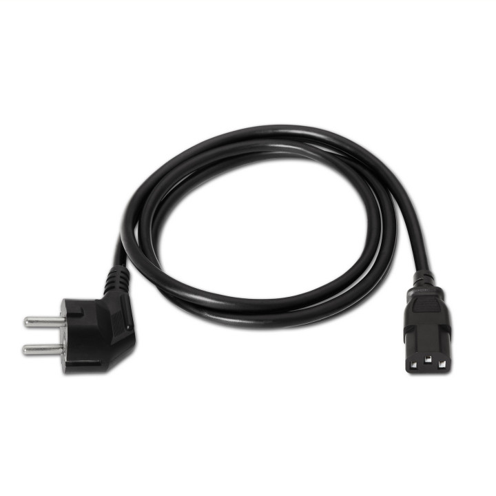 AISENS A132-0170 cabo de energia Preto 10 m CEE7 7 Acoplador C13