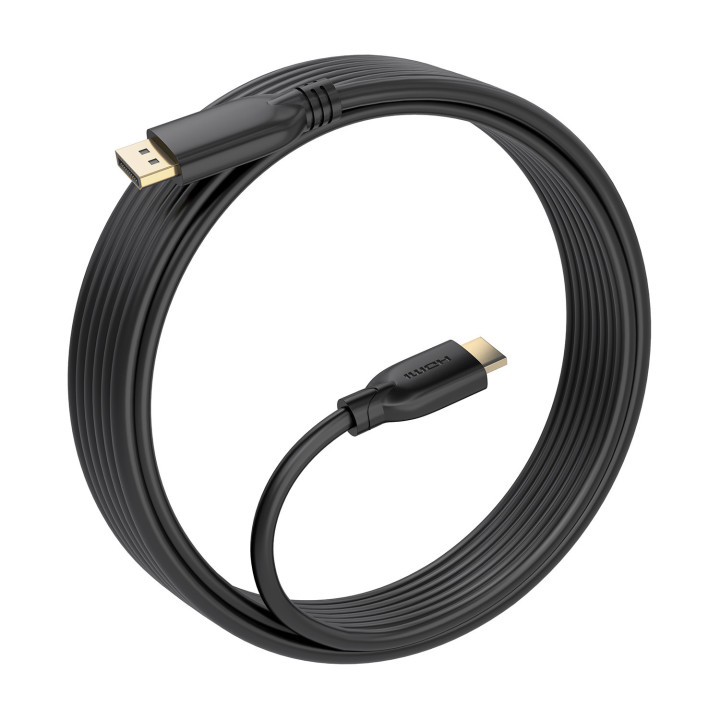 AISENS A125-0920 adaptador de cabo de vídeo 5 m DisplayPort HDMI Preto