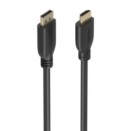 AISENS A125-0921 adaptador de cabo de vídeo 7 m DisplayPort HDMI Preto