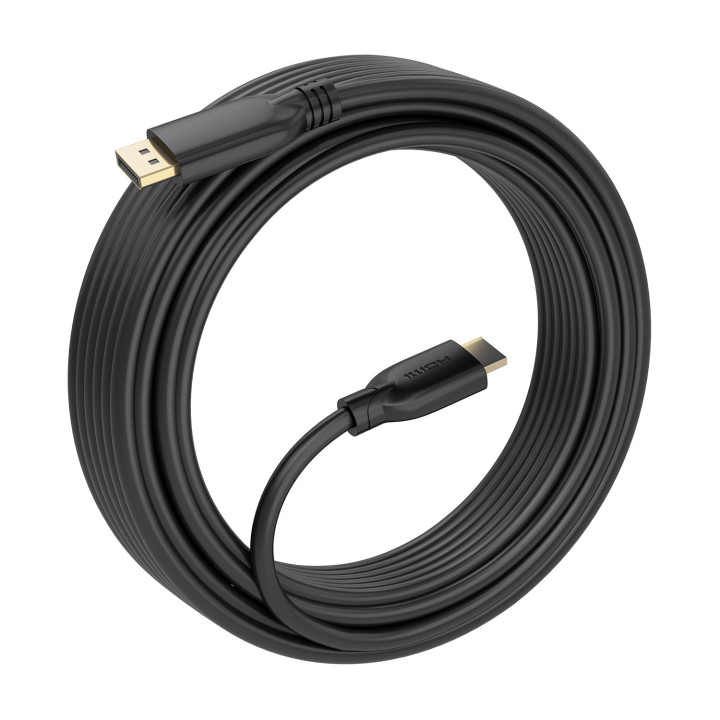AISENS A125-0921 adaptador de cabo de vídeo 7 m DisplayPort HDMI Preto