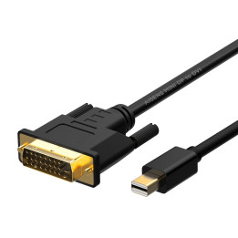 AISENS A125-0363 adaptador de cabo de vídeo 2 m Mini DisplayPort DVI Preto
