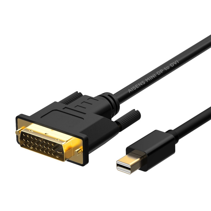 AISENS A125-0363 adaptador de cabo de vídeo 2 m Mini DisplayPort DVI Preto