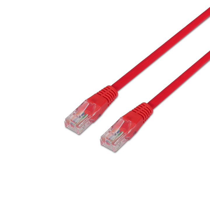 AISENS A135-0240 cabo de rede Vermelho 3 m Cat6 U UTP (UTP)