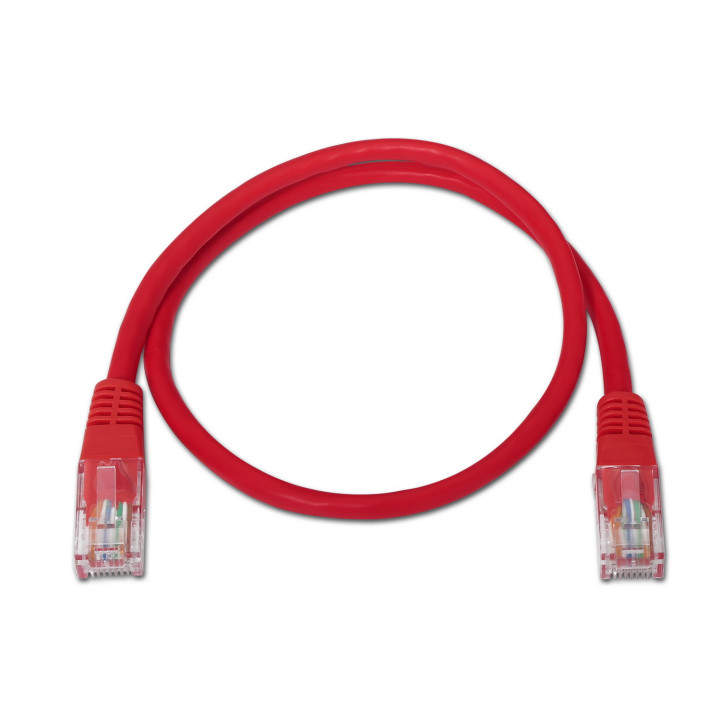 AISENS A135-0240 cabo de rede Vermelho 3 m Cat6 U UTP (UTP)