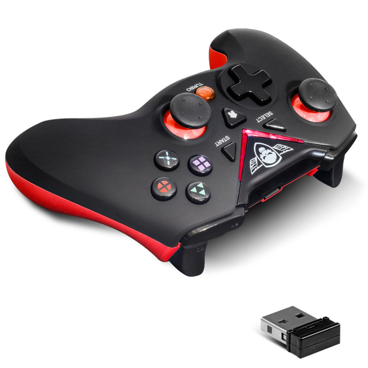 Spirit of Gamer SOG-RFXGP controlador de jogo Preto, Vermelho USB Gamepad Analógico   Digital PC, Playstation 3