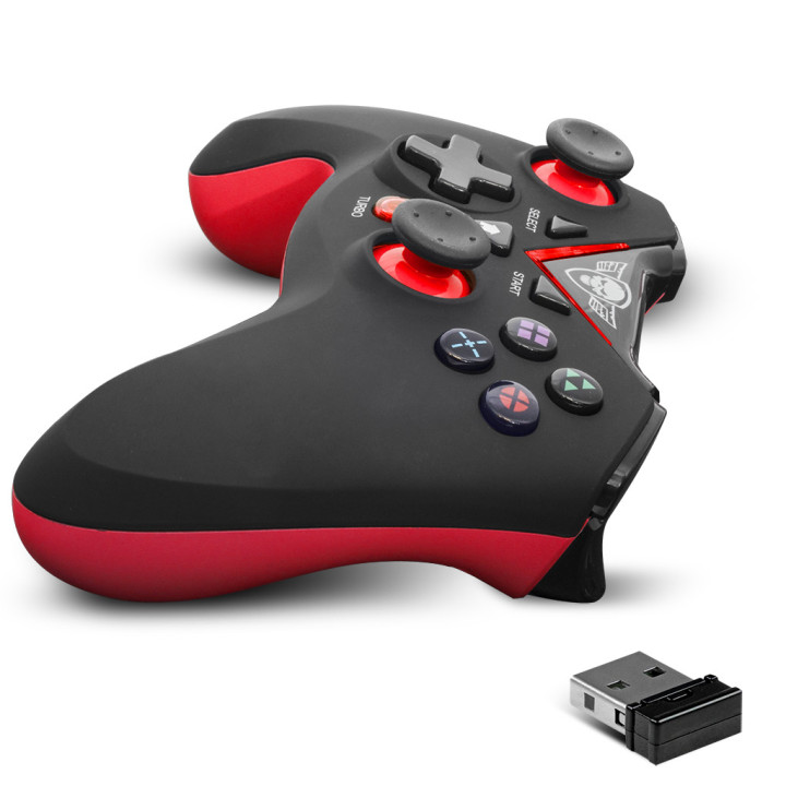 Spirit of Gamer SOG-RFXGP controlador de jogo Preto, Vermelho USB Gamepad Analógico   Digital PC, Playstation 3
