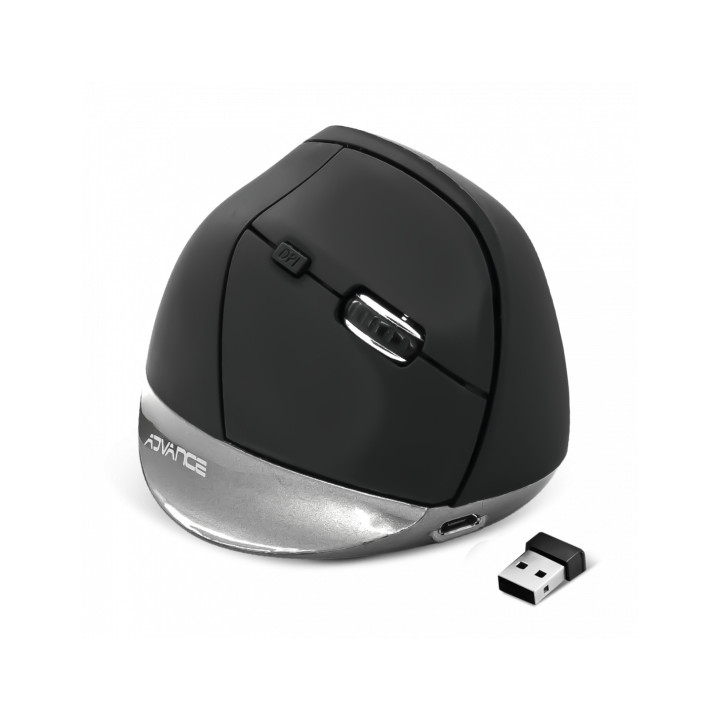 ADVANCE S-V185RF rato Escritório Mão direita RF Wireless 2400 DPI