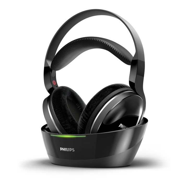 Philips SHD8850 12 auscultador Auscultadores Sem fios Fita de cabeça Música Preto