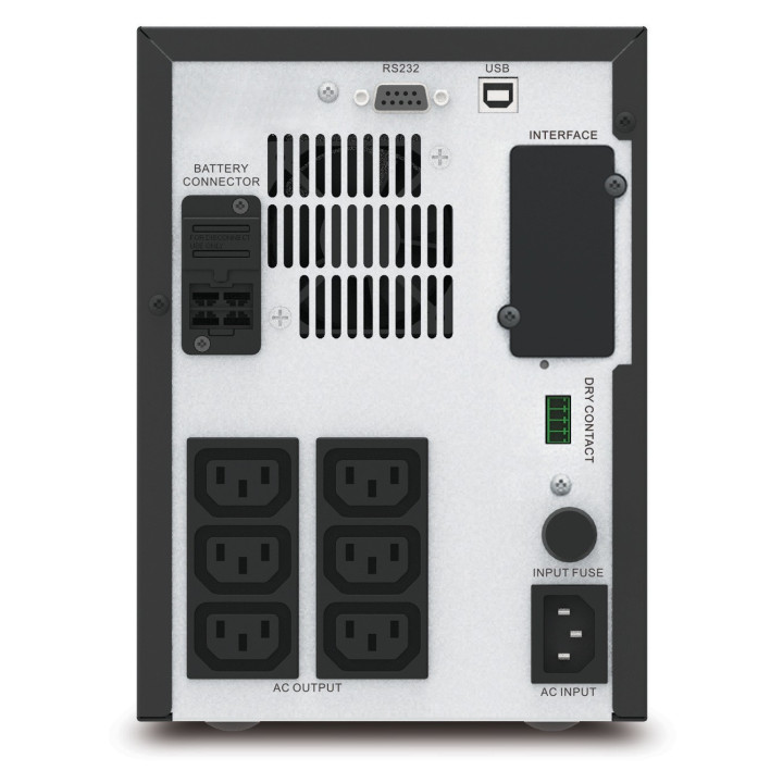APC Easy SMV UPS Linha interativa 0,75 kVA 525 W 6 tomada(s) CA