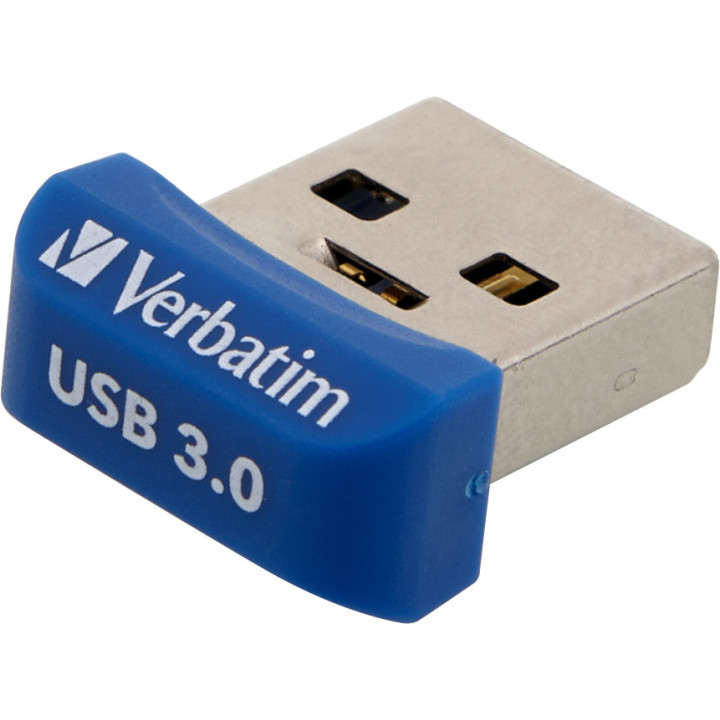 Verbatim Store 'n' Stay Nano unidade de memória USB 64 GB USB Type-A 3.2 Gen 1 (3.1 Gen 1) Azul