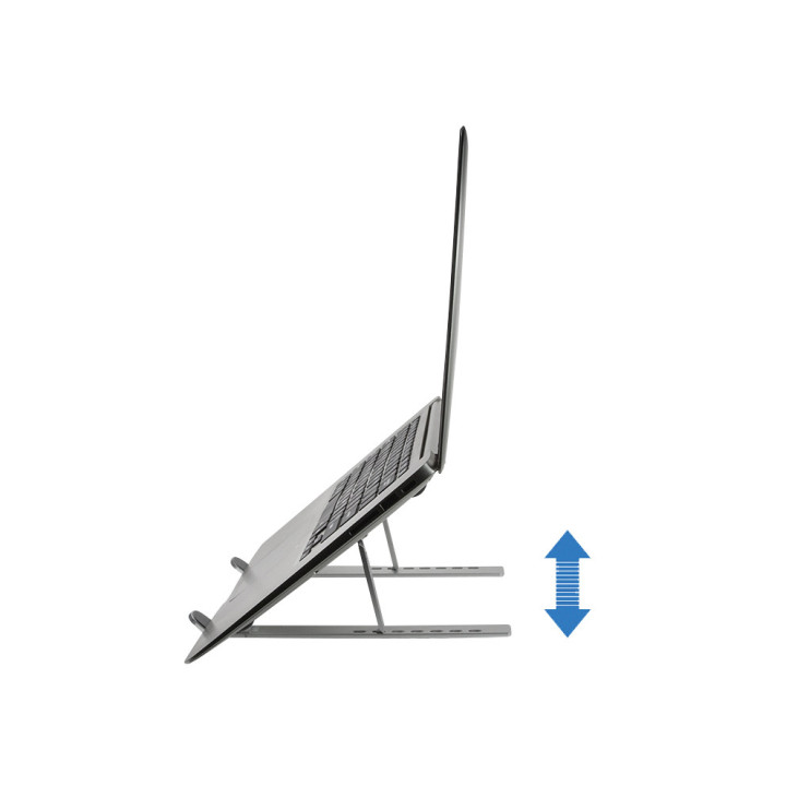 Conceptronic THANA04S Suporte para Computadores Portáteis Suporte para computador portátil Prateado 39,6 cm (15.6")