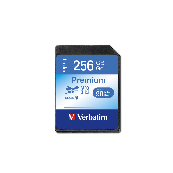 Verbatim Premium 256 GB SDXC UHS-I Classe 10