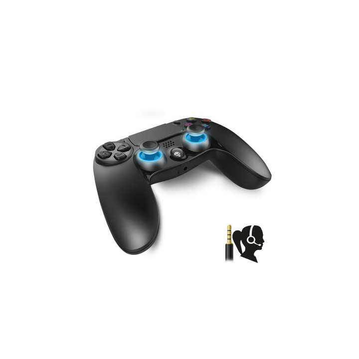 Spirit of Gamer SOG-BTGP41 controlador de jogo Preto Bluetooth Gamepad Analógico   Digital PlayStation 4