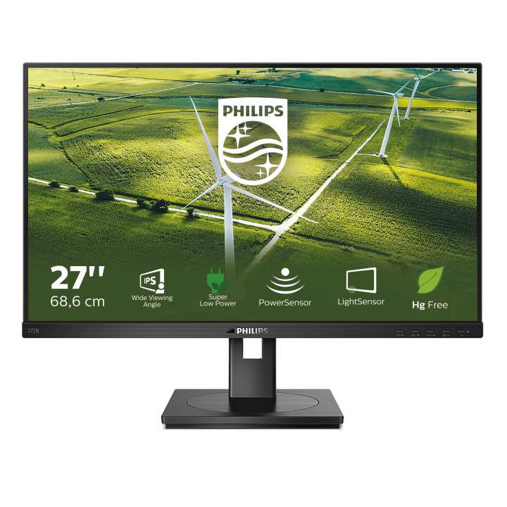 Philips B Line 272B1G 00 monitor de ecrã 68,6 cm (27") 1920 x 1080 pixels Full HD LED Preto