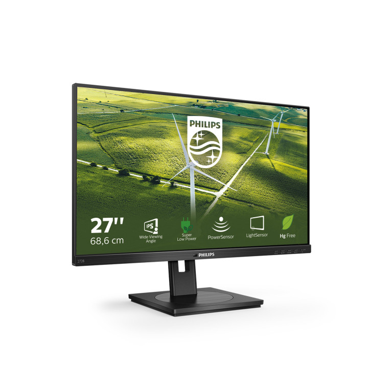 Philips B Line 272B1G 00 monitor de ecrã 68,6 cm (27") 1920 x 1080 pixels Full HD LED Preto
