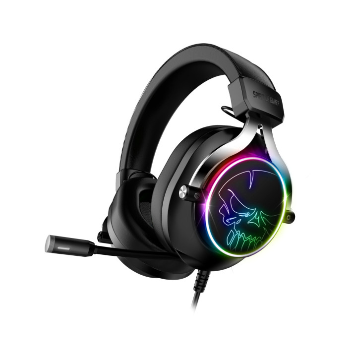 Spirit of Gamer XPERT-H600 Auscultadores Com fios Fita de cabeça Jogos USB Type-A Preto