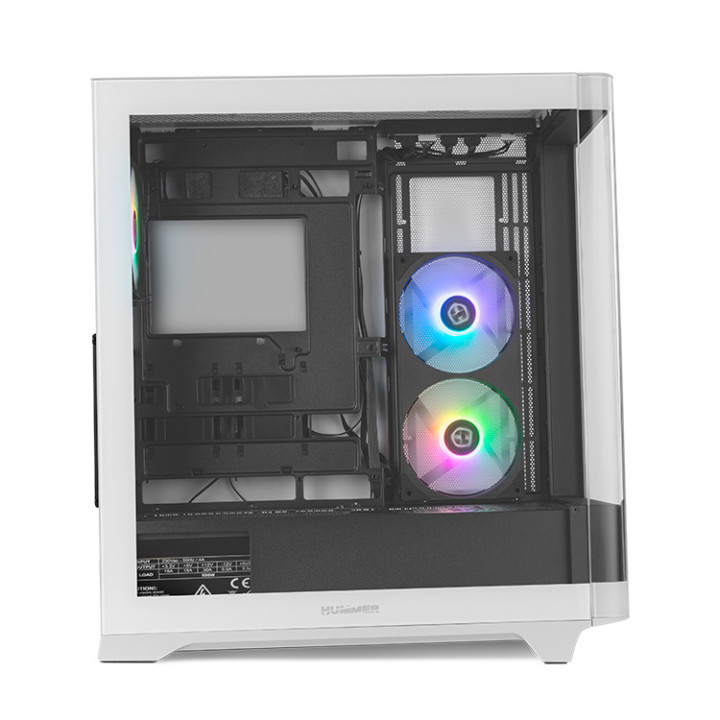 NOX Hummer ETHER Midi Tower Preto, Branco