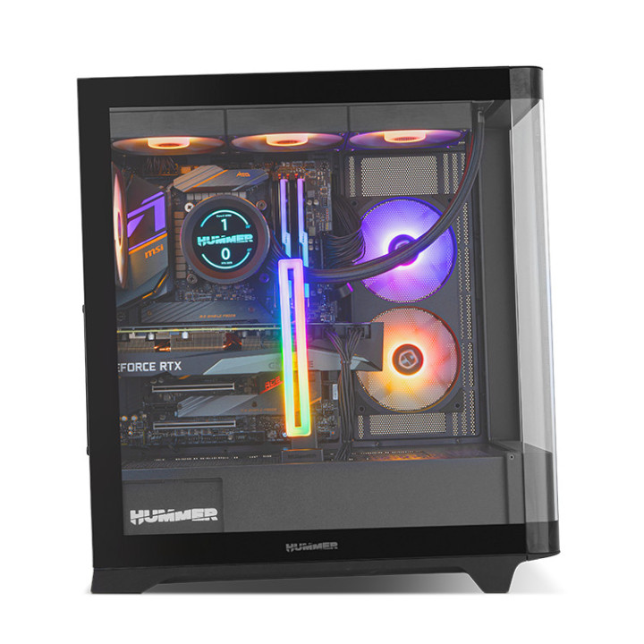NOX Hummer ETHER Midi Tower Preto