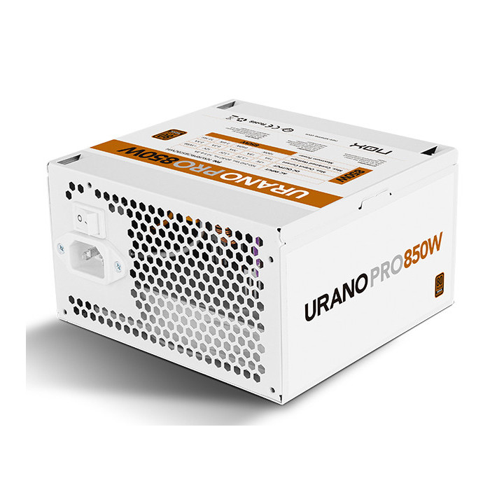 NOX Urano PRO White 850W Bronze fonte de alimentação ATX Branco