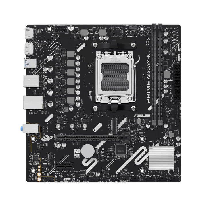 ASUS PRIME A620AM-K AMD A620A Ranhura AM5 micro ATX