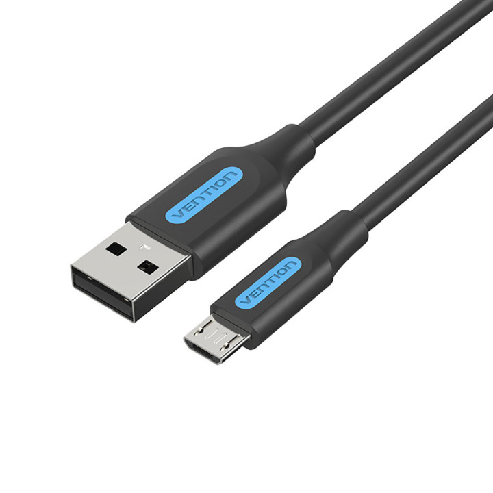 Vention COLBF cabo USB USB 2.0 1 m USB A Micro-USB B Preto