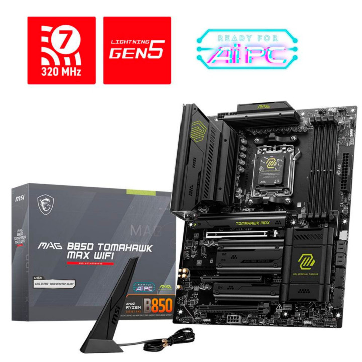 Motherboard MSI MAG B850 TOMAHAWK WIFI AMD B850 AM5 ATX