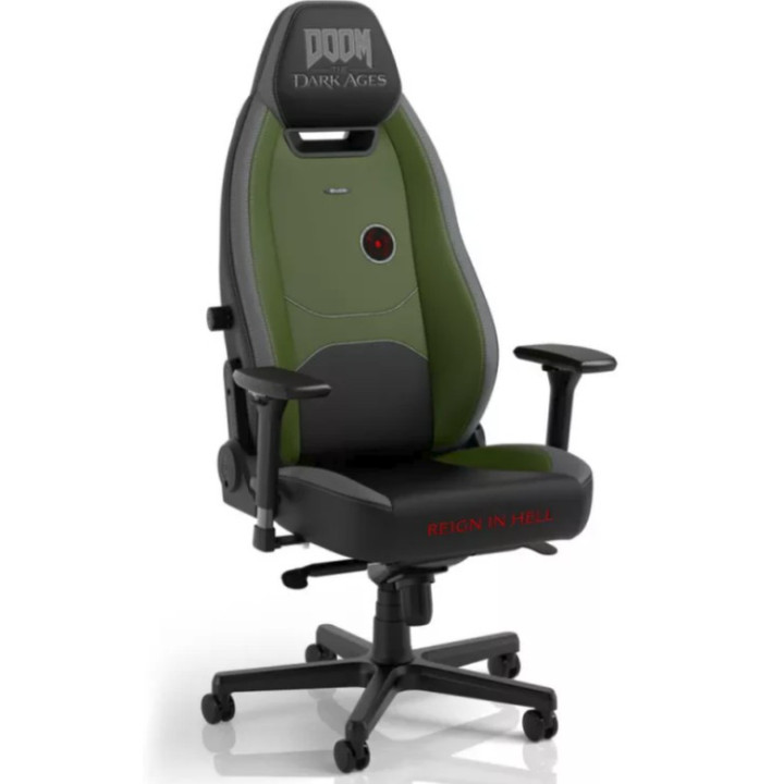 Cadeira Gaming noblechairs LEGEND - DOOM: The Dark Ages Edition - Ergonómica, Edição Limitada