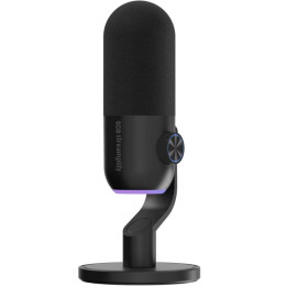 Microfone Streamplify MIC Mini Preto USB para Streaming e Gravação