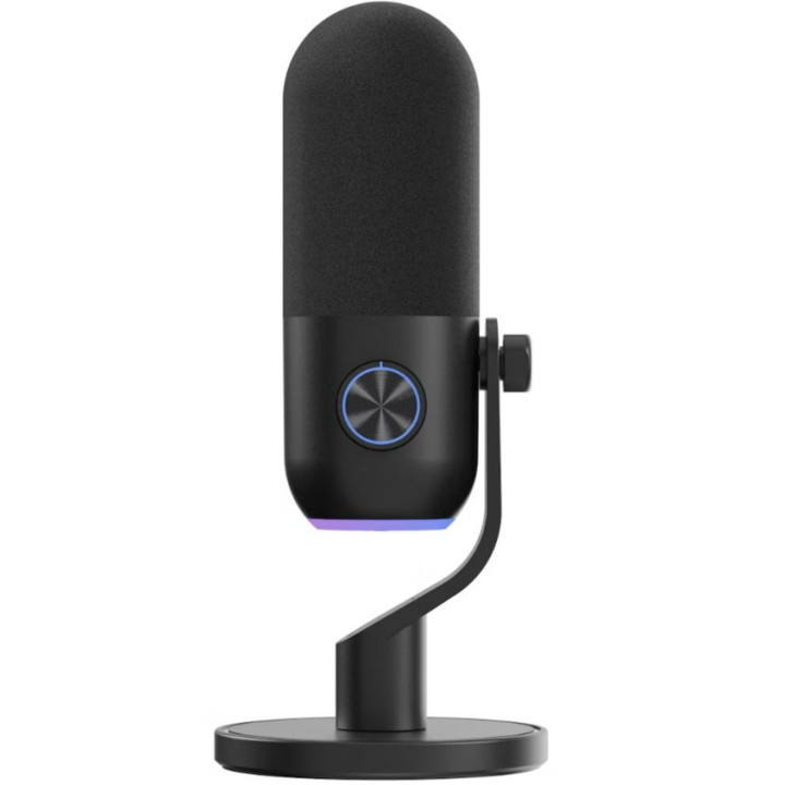 Microfone Streamplify MIC Mini Preto USB para Streaming e Gravação