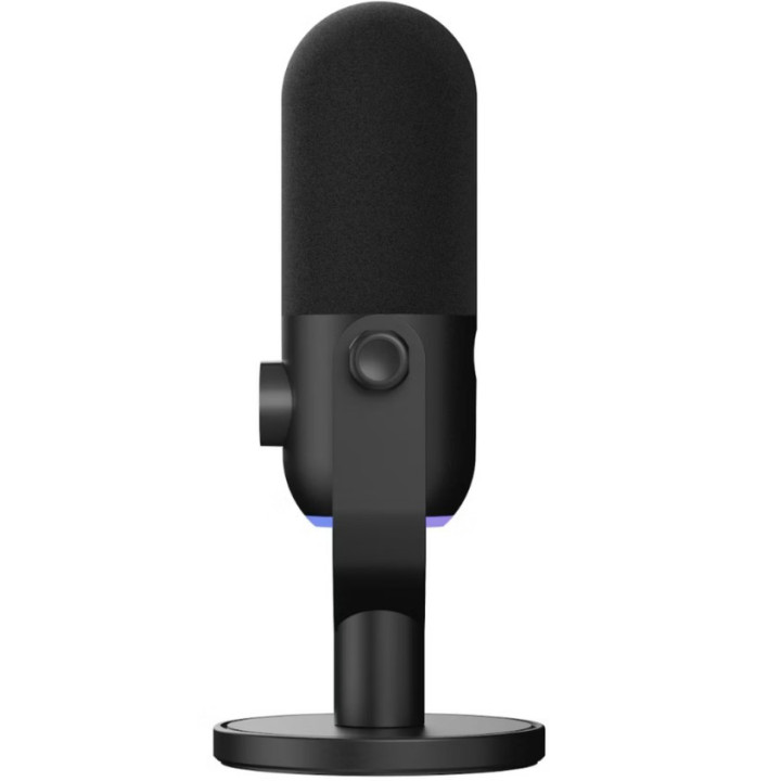 Microfone Streamplify MIC Mini Preto USB para Streaming e Gravação