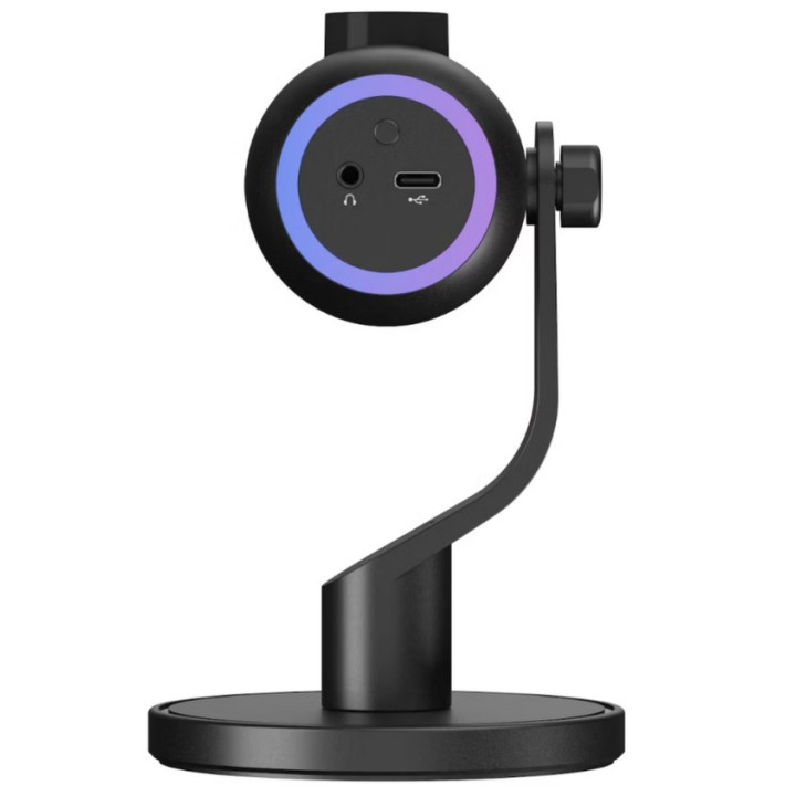 Microfone Streamplify MIC Mini Preto USB para Streaming e Gravação