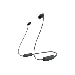Sony WI-C100 Auscultadores Sem fios Intra-auditivo Chamadas Música Bluetooth Preto
