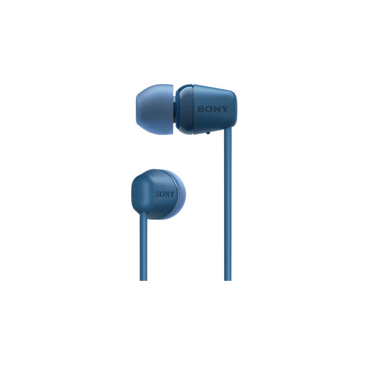 Sony WI-C100 Auscultadores Sem fios Intra-auditivo Chamadas Música Bluetooth Azul