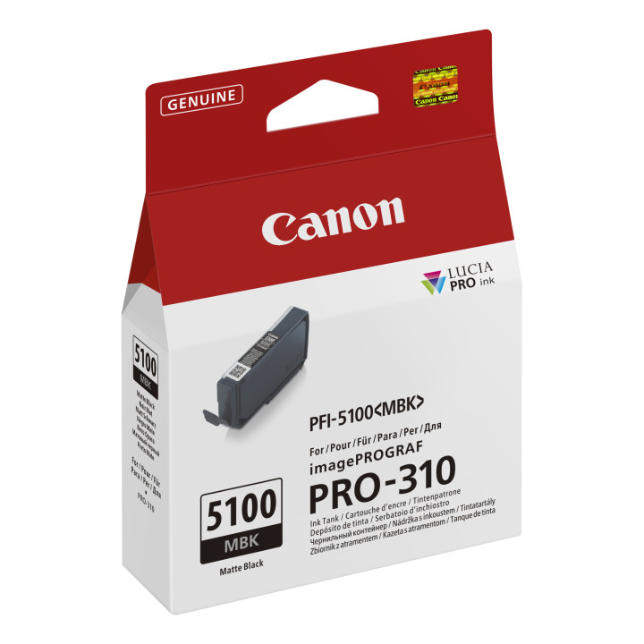Canon PFI-5100 MBK tinteiro 1 unidade(s) Original Preto mate