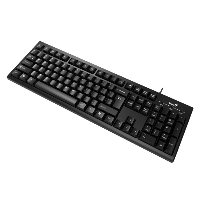 Genius Computer Technology KB-100 teclado Escritório USB QWERTY Inglês Preto