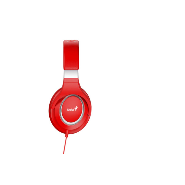Genius Computer Technology HS-610 Auscultadores Com fios Fita de cabeça Chamadas Música Vermelho