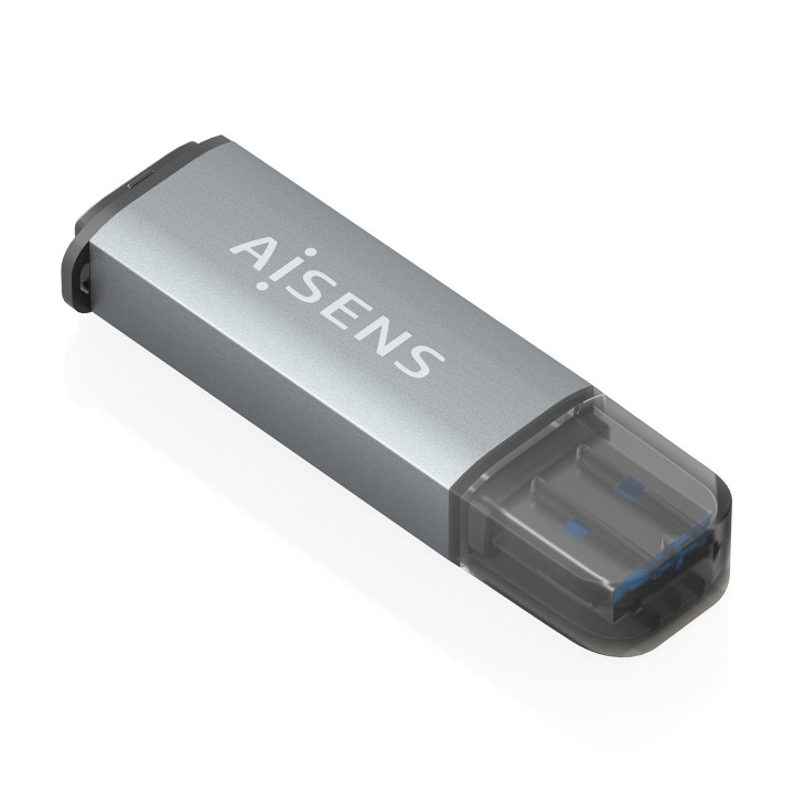 AISENS ASCR-2A09-GR leitor de cartões USB 3.2 Gen 1 (3.1 Gen 1) Type-A Cinzento