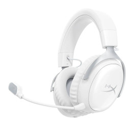 HyperX Cloud III S Branco | Headset Gaming Sem Fios | Conforto e Imersão