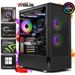 COOLPOWER IQ3 - AMD Ryzen 7 9800X3D / X870 / 16GB DDR5 / 1TB SSD NVMe PCIE5.0 / RTX 5070TI 16GB / WIFI 7 /BT 5.4 / 750W 80+ Gold