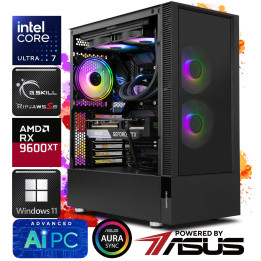 COOLGAMER IQ12 - Intel Core Ultra 7 265KF / Z890 / 16GB DDR5 / 1TB NVMe  / RX 9060 XT 8GB / WIFI 7 /BT 5.4/ 650W 80+ Gold