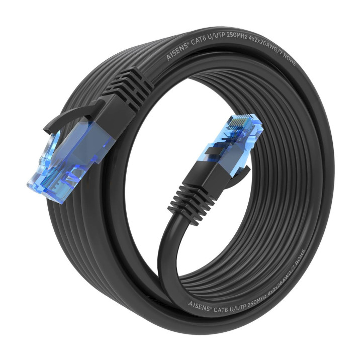 AISENS A135-0848 cabo de rede Preto 5 m Cat6 U UTP (UTP)