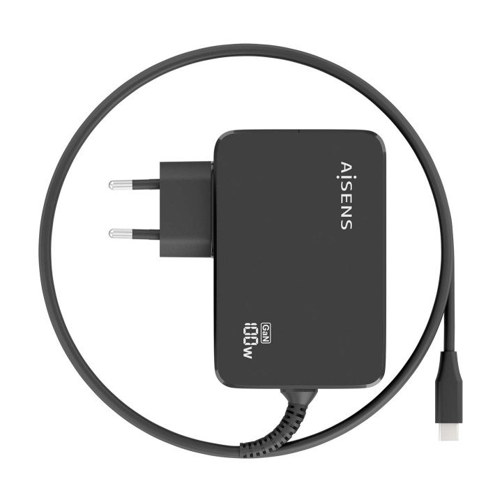 AISENS ASCH-1PD100WL50-BK carregador de dispositivos móveis Câmara digital, GPS, Telemóvel, Computador portátil, Smartphone,